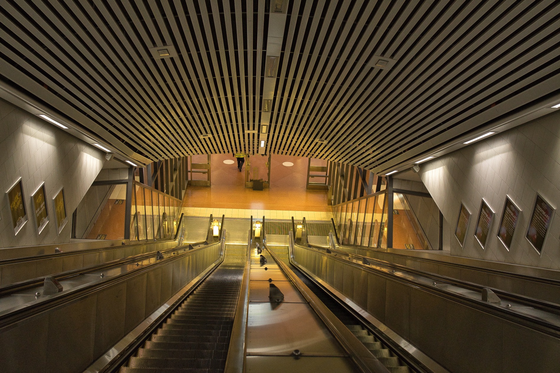 Rolltreppe U-Bahn Stockholm